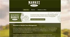 Desktop Screenshot of boernemarketdays.com